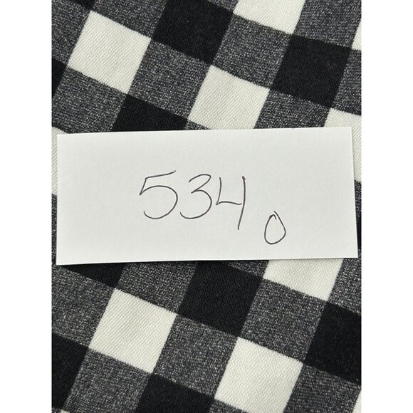 St. Johns Bay Black White Gingham Capri Pants With Stretch Sz 10 - Picture 10 of 11